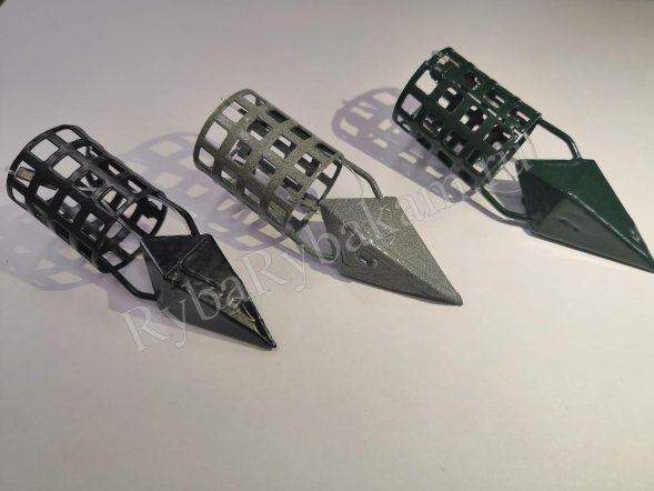 Кормушка Vikfish сербская пуля D30, 30 гр. леска, песок