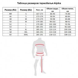 Термобелье ALPIKA Hunter Merino р.54