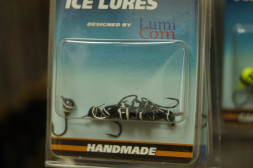 Мормышка вольфрамовая Lumicom Капля с ушком Ф2.5 обмазка винт BLP, цена за 1 шт.