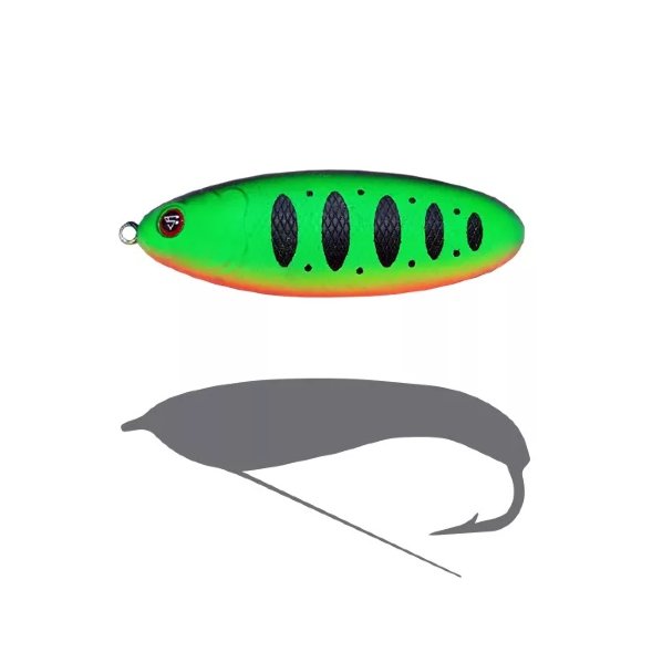 Блесна - незацепляйка SPRUT Bloody Woody Weedless Spoon 70S 15г/FTR