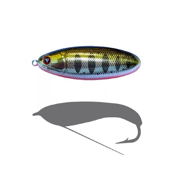 Блесна - незацепляйка SPRUT Bloody Woody Weedless Spoon 70S 15г/GDN1