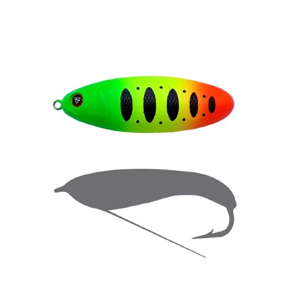Блесна - незацепляйка SPRUT Bloody Woody Weedless Spoon 70S 15г/PPJ1