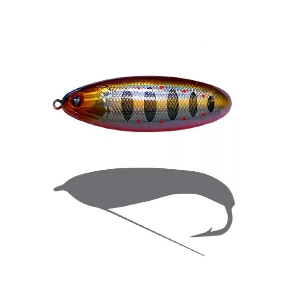 Блесна - незацепляйка SPRUT Bloody Woody Weedless Spoon 70S 15г/RSTR