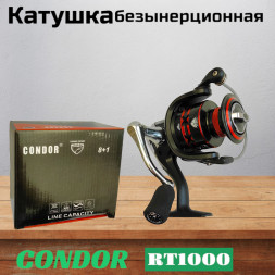 Катушка Condor RT1000, 8+1 подшипн., передний фрикцион, запасная шпуля
