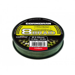 Леска плетеная CORMORAN Corastrong PE 8-Braid 0.25 135м